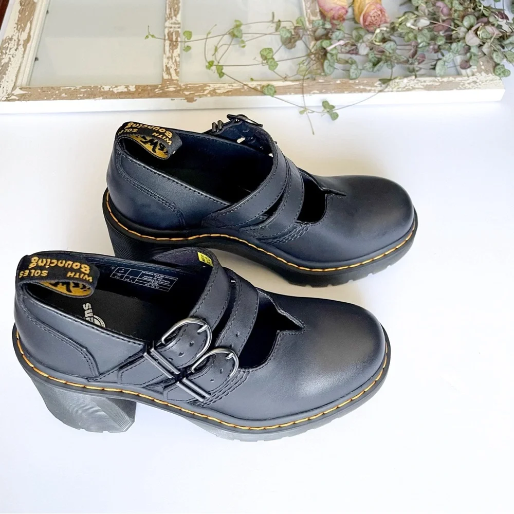 NEW Dr. Martens Platform Heel Mary Jane - Picture 7 of 13